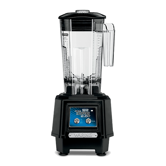 Waring TBB145 2 HP Blender, Toggle Switches, with 48 oz. BPA-Free Copolyester Container