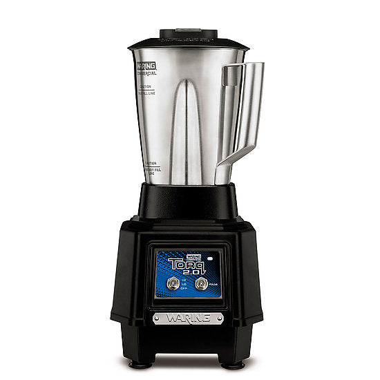 Waring TBB145S4 2 HP Blender, Toggle Switches, with 48 oz. BPA-Free Stainless Steel Container
