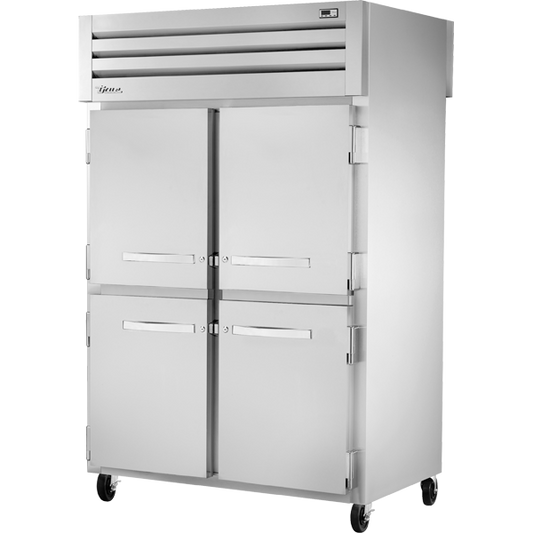 True STA2RPT-4HS-2S-HC Pass-Thru Solid Half Front/Solid Rear Swing Doors Refrigerator