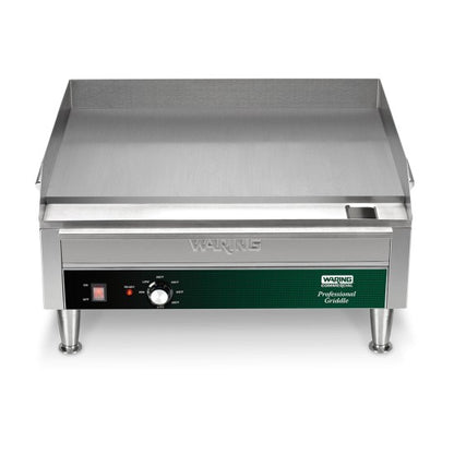 Waring WGR240X Countertop Electric Griddle — 240V, 3300W (24" x 16" cooking surface)