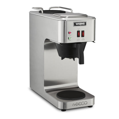 Waring WCM50 Pour-Over Coffee Brewer, Two Warmers