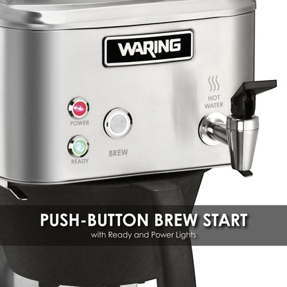 Waring WCM60PT Thermal Coffee Brewer, Hot Water Faucet