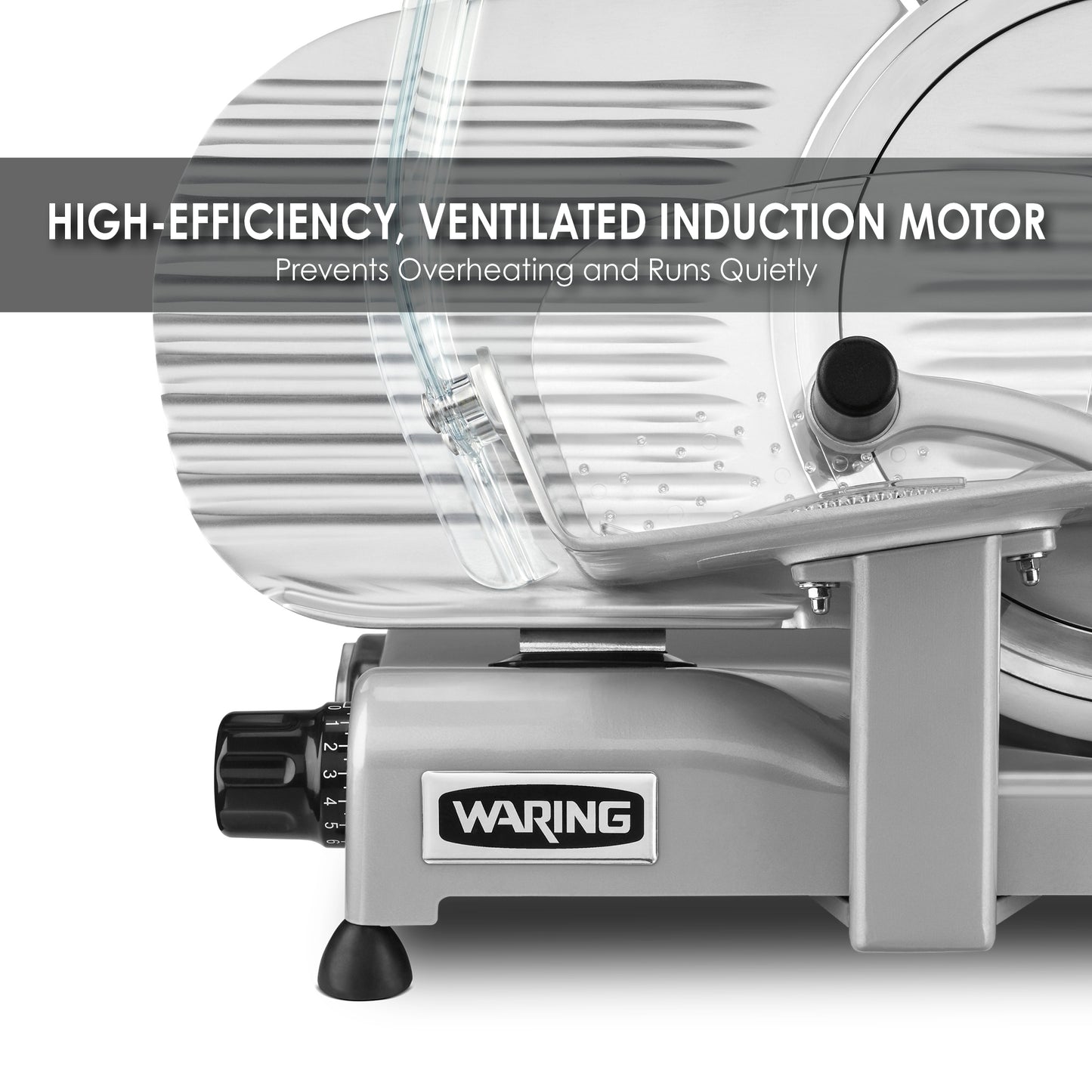 Waring WCS300SV 12 Inch Food Slicer- Silver