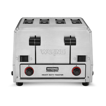 Waring WCT850 4-Slice Heavy-Duty Switchable Bagel/Toast Toaster, 208V