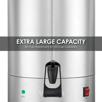 Waring WCU110 Coffee Urn Stainless Steel – 110 Cups