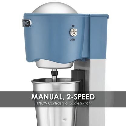 Waring WDM20 Light-Duty Single Spindle Drink Mixer, 1 Cup Included