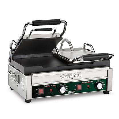 Waring WFG300 Tostato Ottimo® Dual Flat Toasting Grill — 240V (17" x 9.25" cooking surface)