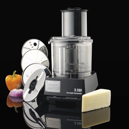 Waring WFP14S 3.5-Qt. Bowl Cutter Mixer with LiquiLock® Seal System