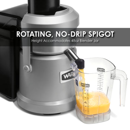 Waring WJX80X Heavy-Duty Pulp-Eject Juice Extractor