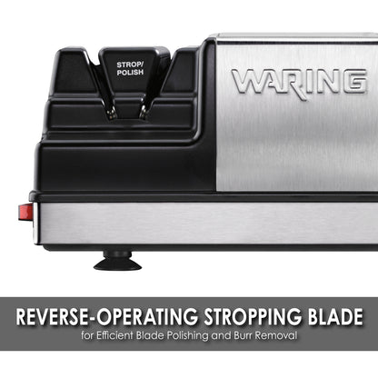 Waring WKS800 Professional Knife Sharpener with 3 Stations, NSF Approved