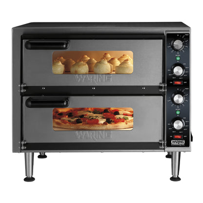 Waring WPO350 Medium-Duty Double-Deck Pizza Oven