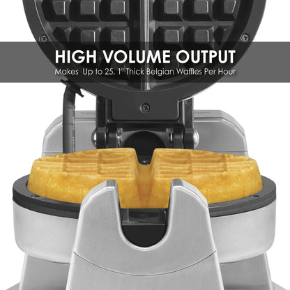 Waring WW180X Heavy-Duty Belgian Waffle Maker with Serviceable Plates — 120V, 1200 Watts