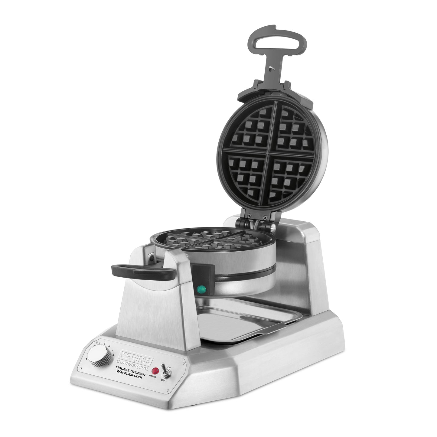 Waring WW200 Heavy-Duty Double Vertical Belgian Waffle Maker — 120V, 1400 Watts