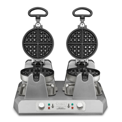 Waring WW250BX2 Double Belgian Waffle Maker with Serviceable Plates — 208V, 2700 Watts, 13 Amps