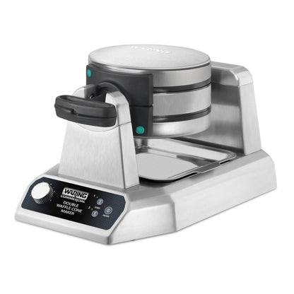 Waring WWCM200 Heavy-Duty Double Vertical Waffle Cone Maker — 120V, 1400 Watts