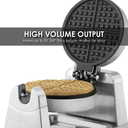 Waring WWD180X Heavy-Duty Classic Waffle Maker with Serviceable Plates — 120V, 1200W