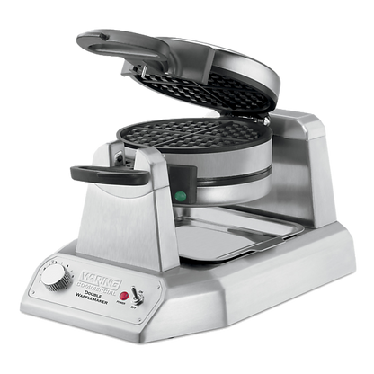 Waring WWD200 Heavy-Duty Double Vertical Classic Waffle Maker — 120V, 1300W