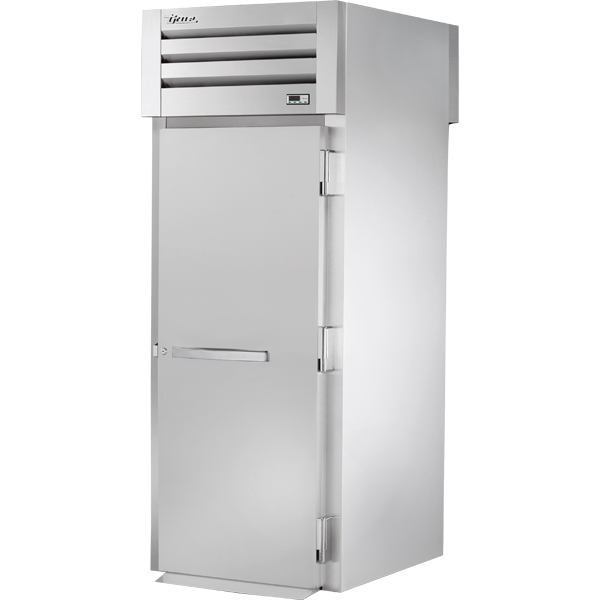 True STG1RRT-1S-1S Roll-Thru Solid Swing Door Refrigerator