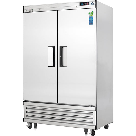 Everest Refrigeration EBSR2 2 Door Refrigerator, 49 5/8"