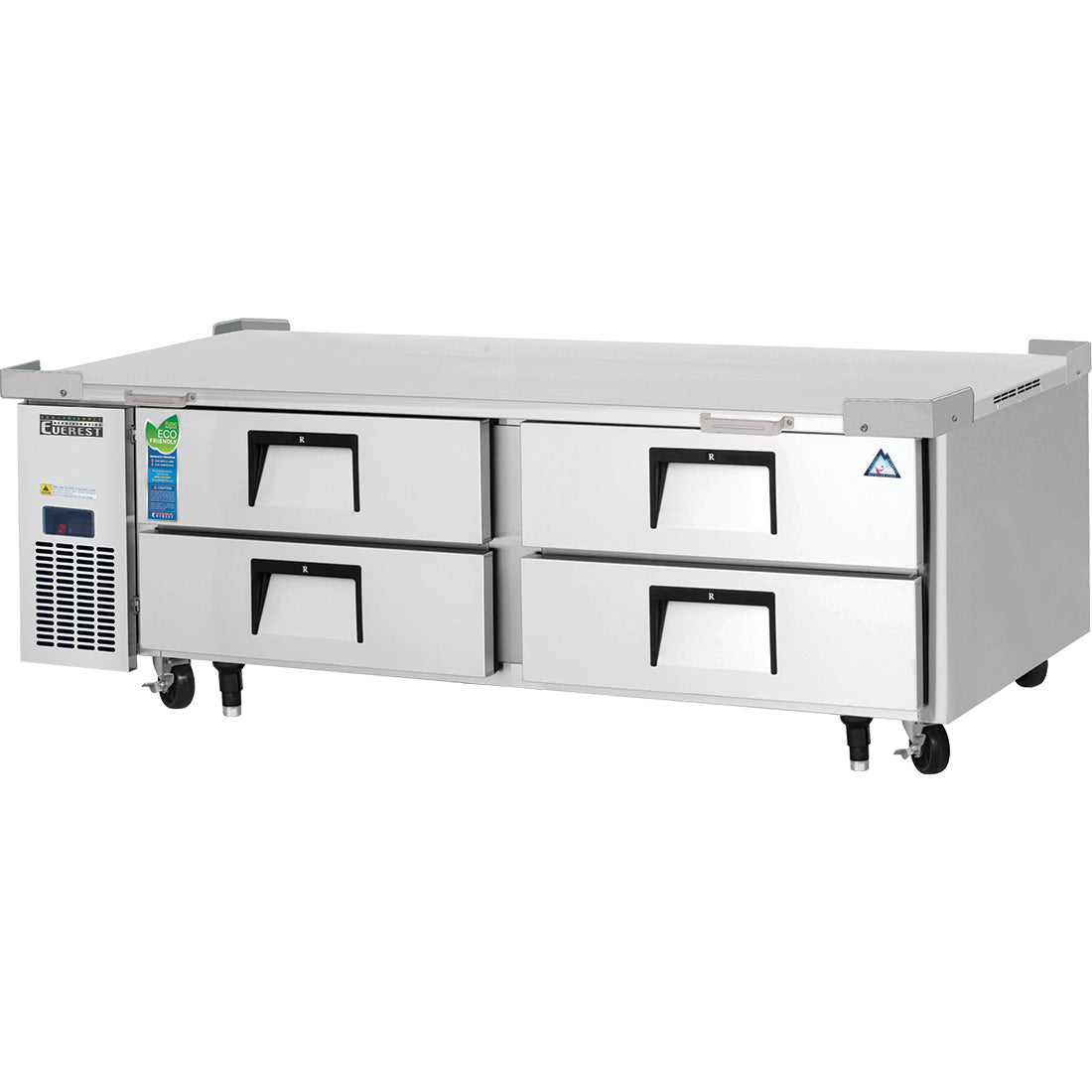 Everest Refrigeration ECB72D4 4 Drawer Chef Bases, 72"