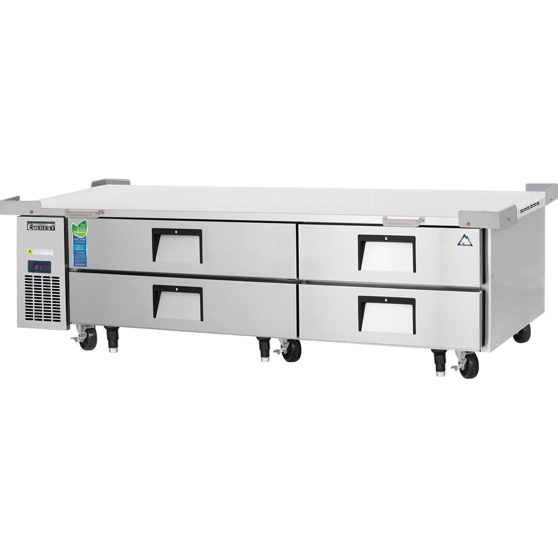 Everest Refrigeration ECB82-86D4 4 Drawer Chef Bases, 86"