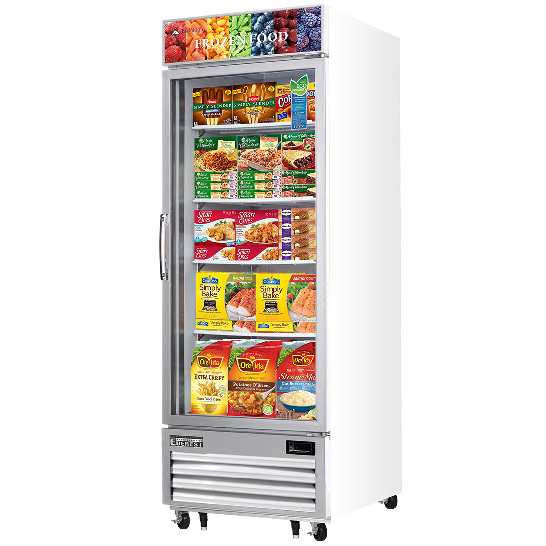 Everest Refrigeration EMGF23 1 Glass Door Freezer, 23 cu ft