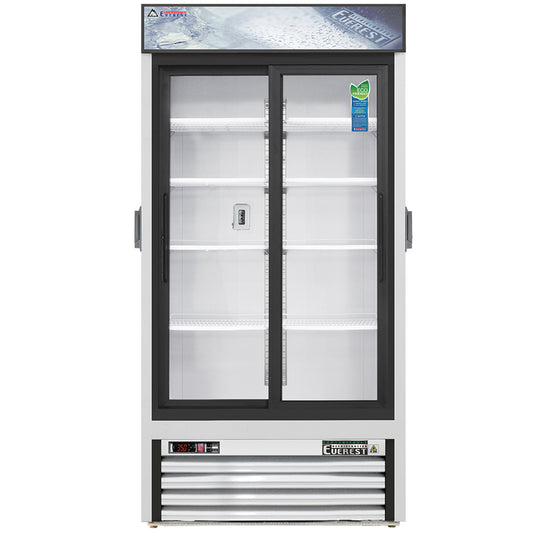 Everest Refrigeration EMGR33C 2 Door Chromatography Refrigerator (Sliding Doors), 33 cu ft