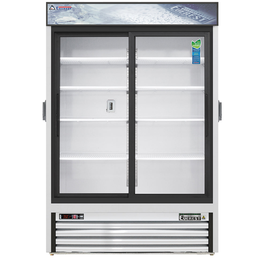 Everest Refrigeration EMGR48C 2 Door Chromatography Refrigerator (Sliding Doors), 48 cu ft