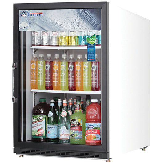 Everest Refrigeration EMGR5 1 Door Refrigerator Merchandiser, 5 cu ft