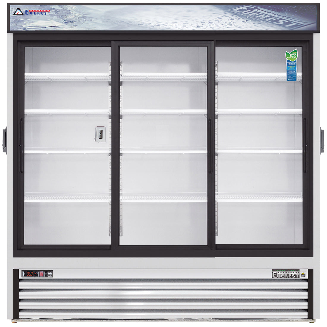 Everest Refrigeration EMGR69C 3 Door Chromatography Refrigerator (Sliding Doors), 69 cu ft