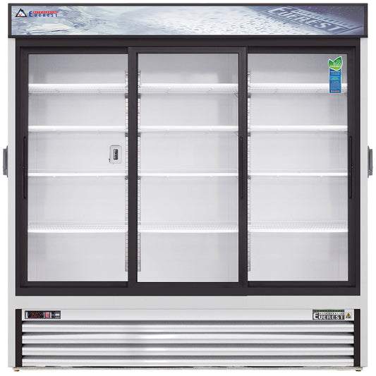 Everest Refrigeration EMGR69C 3 Door Chromatography Refrigerator (Sliding Doors), 69 cu ft