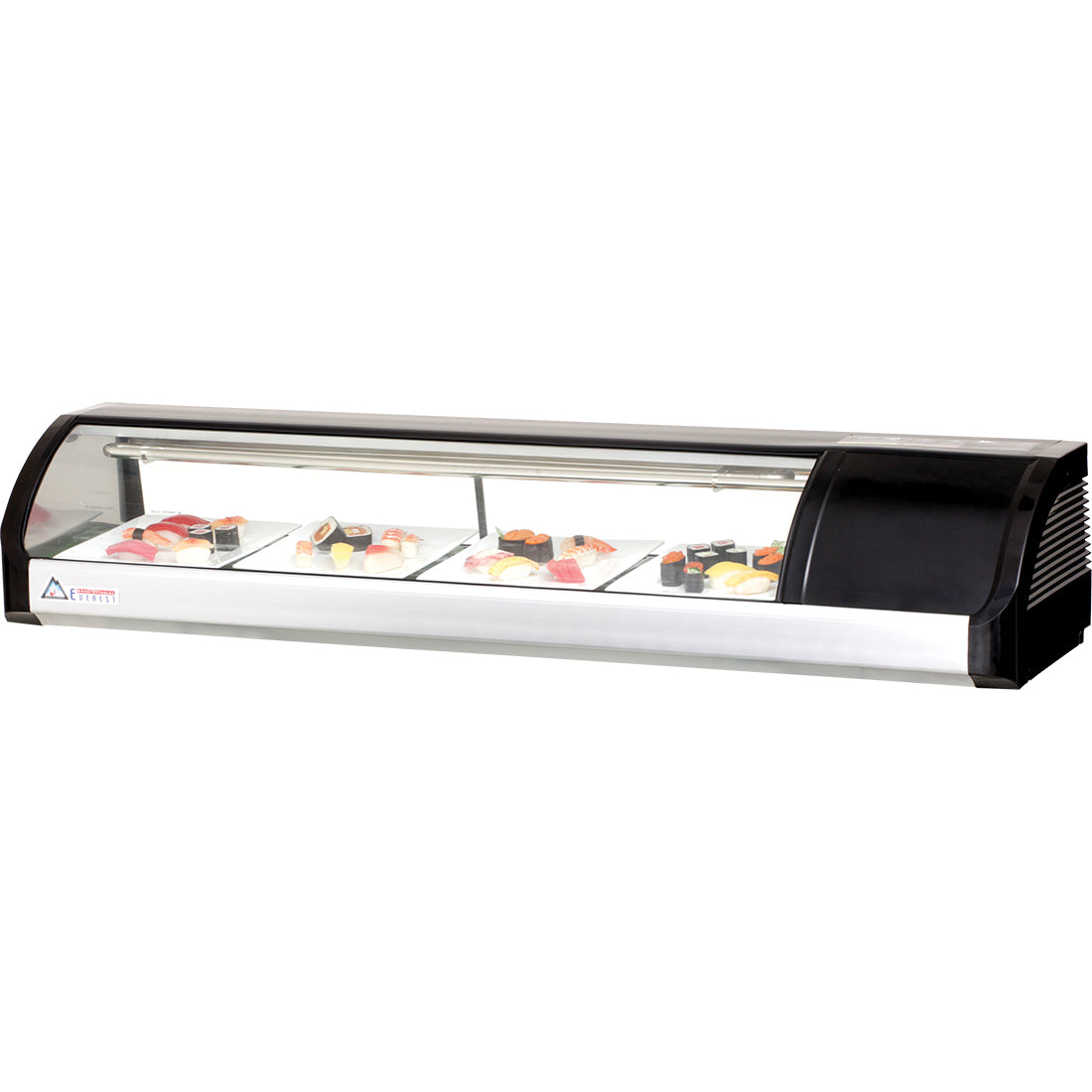 Everest Refrigeration ESC59R 5ft Self Contained Countertop Refrigerated Display Case - Right Comp Mount