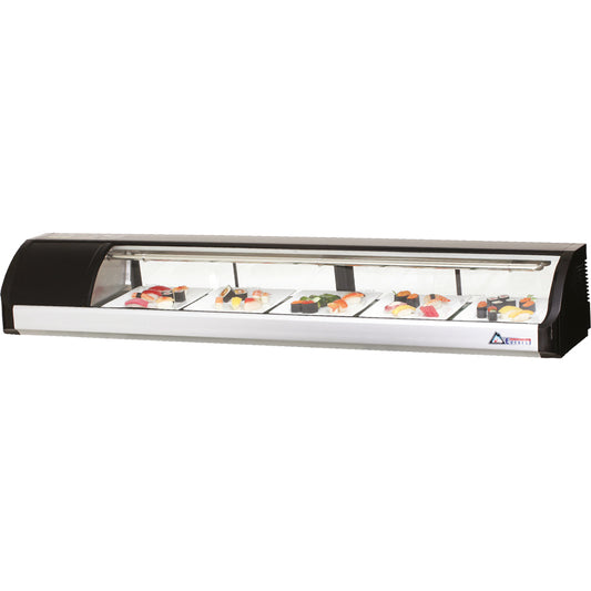 Everest Refrigeration ESC71L 6ft Self Contained Countertop Refrigerated Display Case - Left Comp Mount