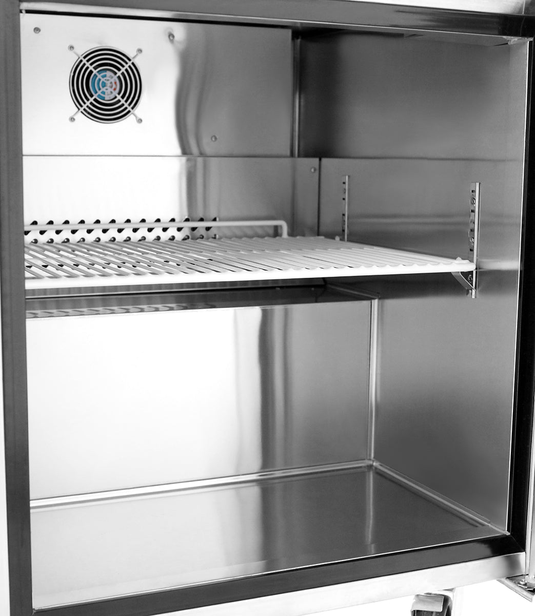 Atosa MGF36FGR 36" Undercounter-Freezer Dimensions: 36-3/8 W * 30 D * 34-1/8 H