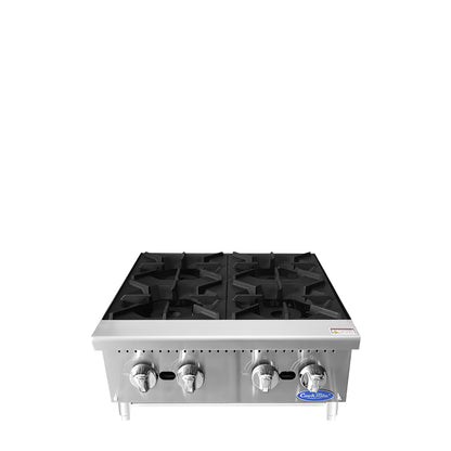 Atosa ACHP-4 HD 24'' (4) Burner Hotplate with Total 128,000 B.T.U.