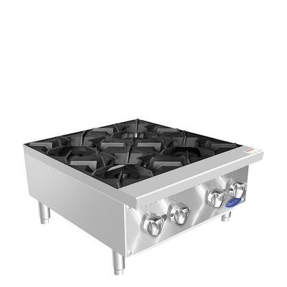 Atosa ACHP-4 HD 24'' (4) Burner Hotplate with Total 128,000 B.T.U.