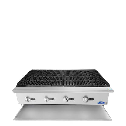 Atosa ATCB-48* HD 48'' Char-rock Broiler with Total 140,000 B.T.U.