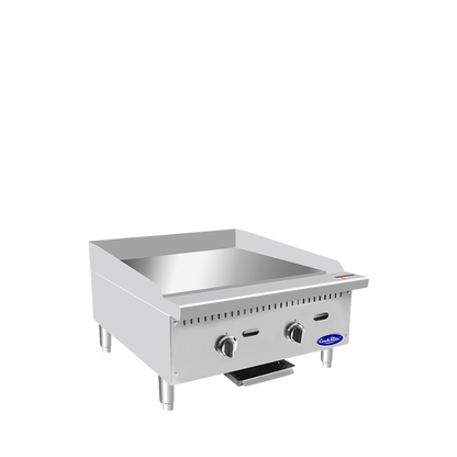 Atosa ATTG-24* HD 24'' Thermo-Griddle with Total 50,000 B.T.U. (with 1" Griddle Plate)