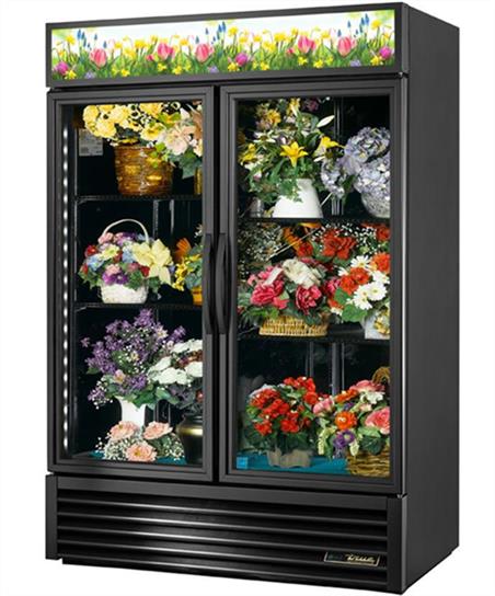 True GDM-49FC-HC~TSL01 Glass Door Floral Case