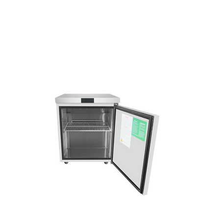 Atosa MGF8405GR 27'' Undercounter-Freezer Right Hinged Dimensions: 27-1/2 W * 30 D * 34-1/8 H