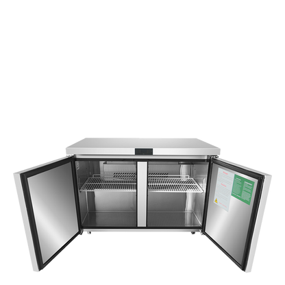 Atosa MGF8406GR 48'' Undercounter-Freezer Dimensions: 48-1/5 W * 30 D * 34-1/8 H