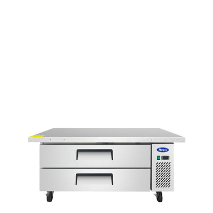 Atosa MGF8452GR 60'' Extended Top Chef Base with 52'' Cabinet Dimensions: 60-1/2 W * 32-1/8 D * 26-3/5 H