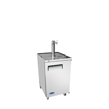 Atosa MKC23GR 23" Keg Cooler - S/S-with 1 Dual Tap Tower