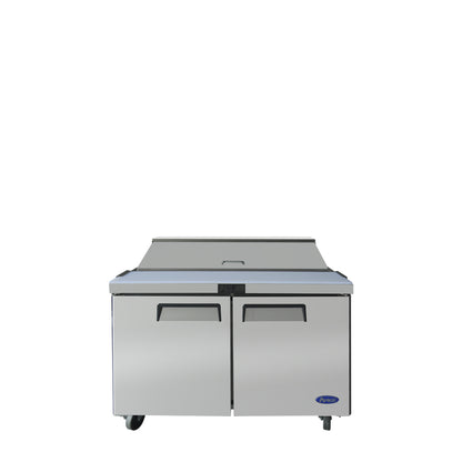 Atosa MSF8302GR 48'' Sandwich Prep. Table with 12 S/S Pans