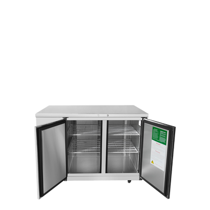 Atosa SBB59GRAUS1 59" Back Bar Cooler Shallow Depth (S/S Exterior)