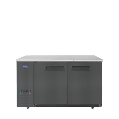 Atosa SBB59GRAUS2 59" Back Bar Cooler Shallow Depth (Black Exterior)