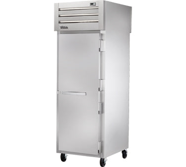 True STR1FPT-1S-1S Pass-Thru Solid Front/Solid Rear Swing Doors Freezer