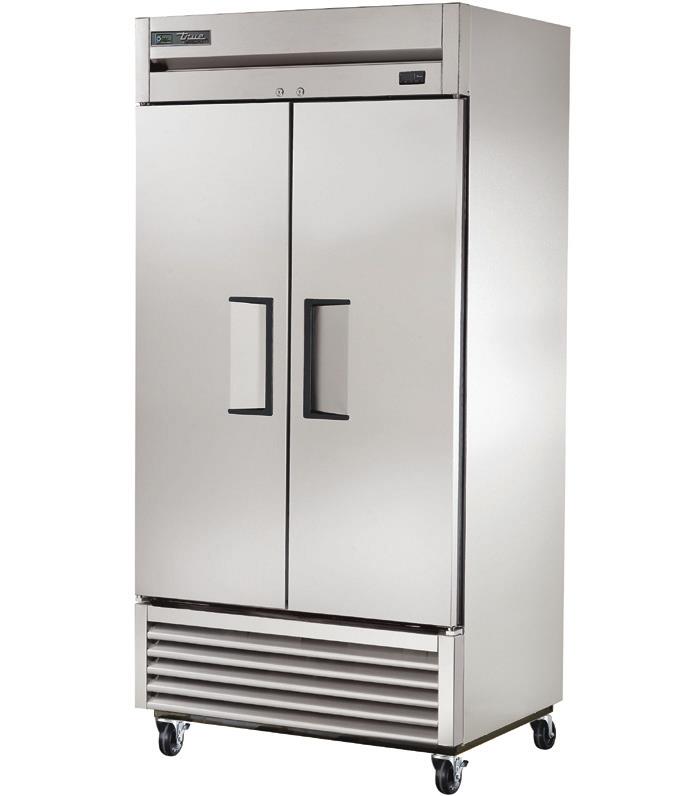 True TS-35-HC Reach-In Solid Swing Door Stainless Steel Refrigerator