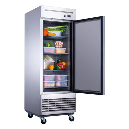 Dukers D28R Single Door Commercial Refrigerator in Stainless Steel